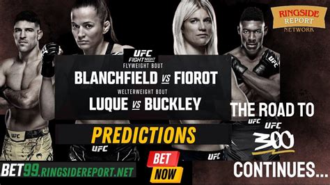 UFC Odds: UFC Fight Night: Blanchfield vs. Fiorot .